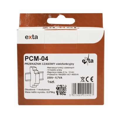 Przekaźnik czasowy 230V AC Typ: PCM-04 EXT10000081 ZAMEL (EXT10000081-WPL)